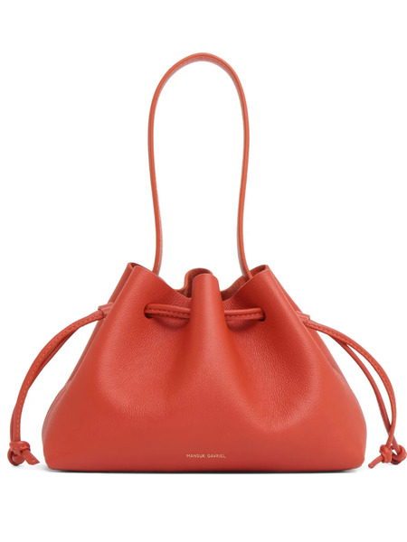  Mansur Gavriel Drawstring Pouchette Tote Bag - Orange 