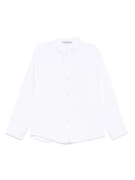  Manuel Ritz Band-collar Shirt - White 