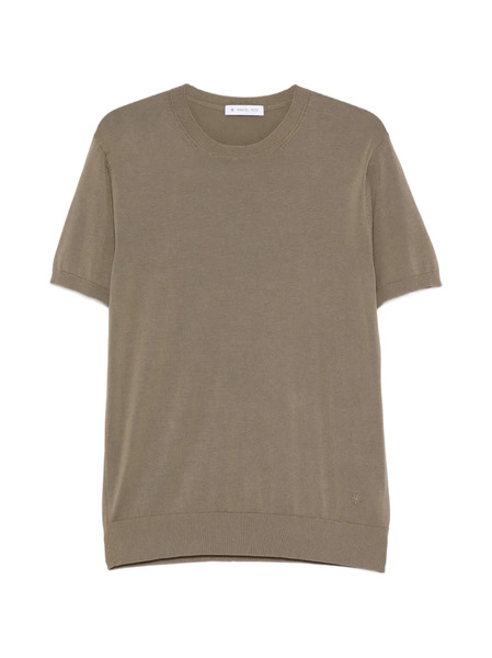  Manuel Ritz Crew-neck T-shirt - Brown 