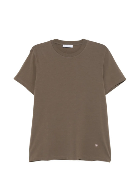  Manuel Ritz Crew-neck T-shirt - Brown 