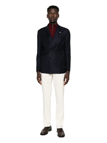  Manuel Ritz Double-breasted Blazer - Blue 