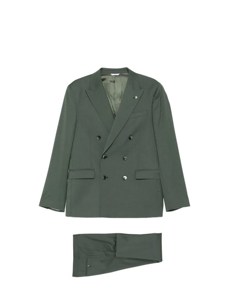 Manuel Ritz Double-breasted Suit - Green 
