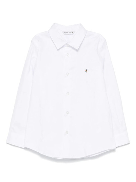 Manuel Ritz Embroidered-logo Shirt - White 