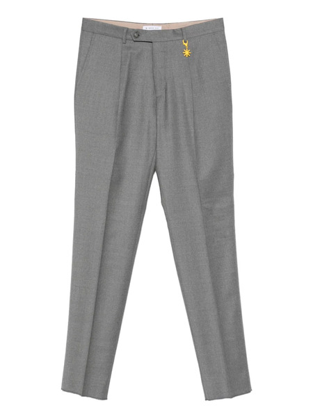  Manuel Ritz Flannel Trousers - Grey 