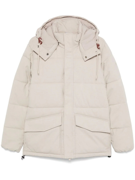  Manuel Ritz Hooded Down Jacket - Neutrals 