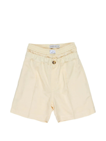  Manuel Ritz Kids Button Relaxed Shorts - Neutrals 
