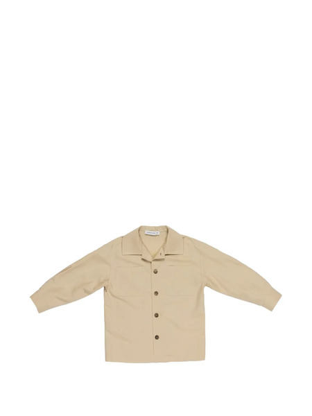  Manuel Ritz Kids Chest-pocket Shirt - Neutrals 