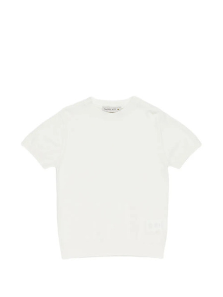  Manuel Ritz Kids Fine-knit T-shirt - White 