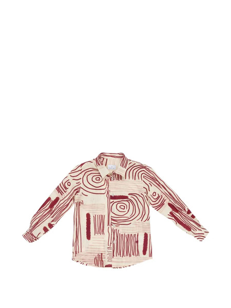  Manuel Ritz Kids Graphic-print Shirt - Red 