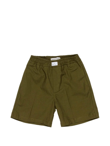  Manuel Ritz Kids Logo-patch Shorts - Green 