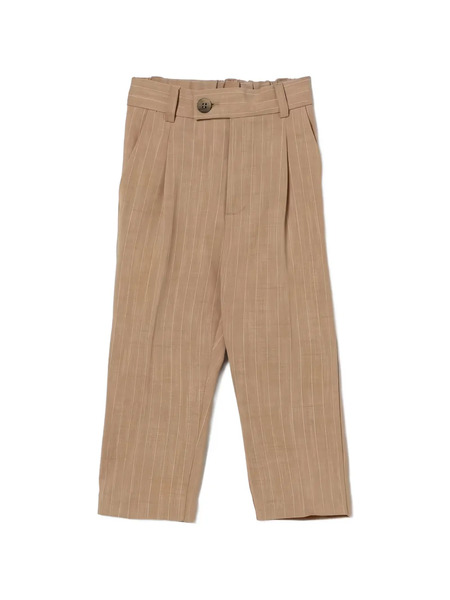  Manuel Ritz Kids Striped Trousers - Neutrals 