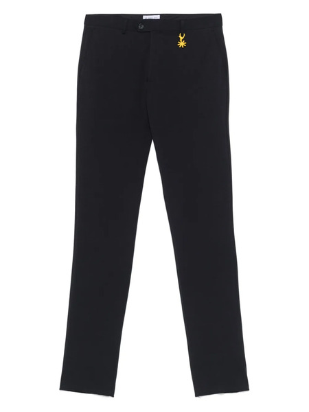  Manuel Ritz Logo-appliqué Trousers - Blue 
