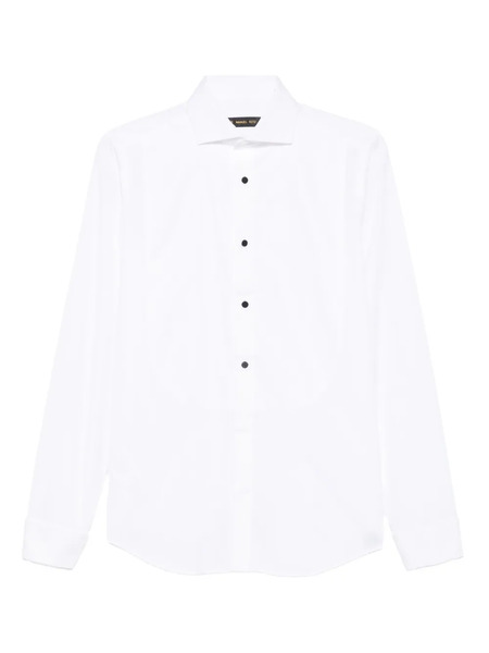  Manuel Ritz Long-sleeve Button-fastening Shirt - White 
