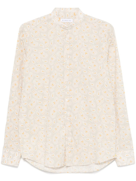  Manuel Ritz Paisley-print Shirt - Neutrals 