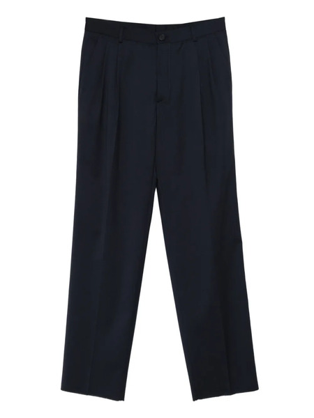  Manuel Ritz Pleated Trousers - Blue 