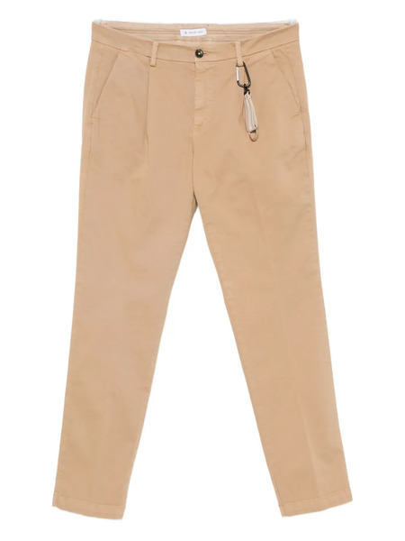  Manuel Ritz Pleated Twill Chino Trousers - Neutrals 
