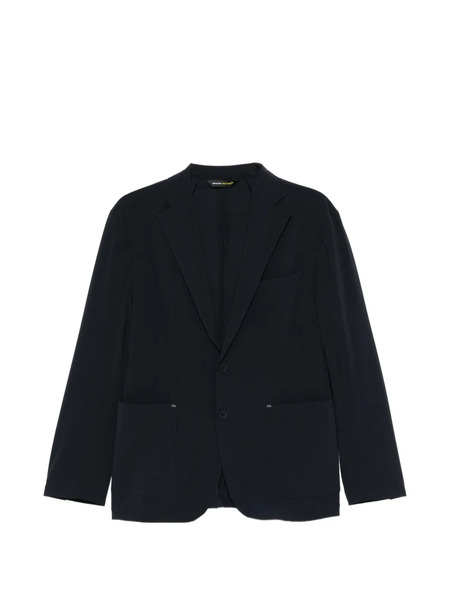  Manuel Ritz Pocket Long-sleeve Blazer - Blue 