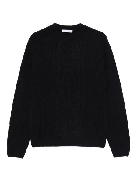  Manuel Ritz Ribbed Sweater - Blue 