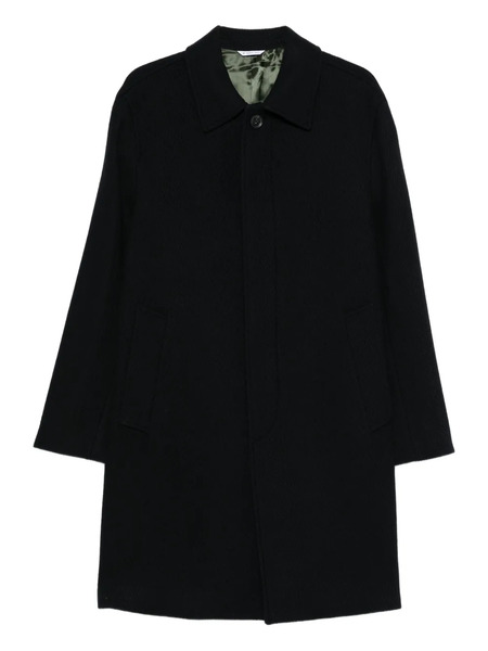  Manuel Ritz Single-breasted Coat - Blue 