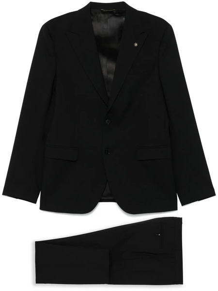  Manuel Ritz Single-breasted Suit - Black 