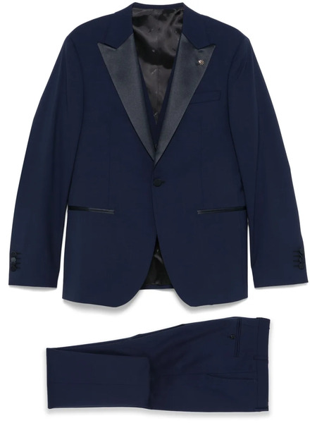  Manuel Ritz Single-breasted Suit - Blue 