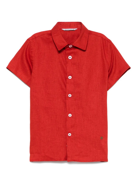  Manuel Ritz Slub-textured Shirt 