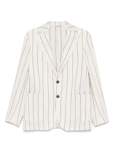  Manuel Ritz Striped Blazer - Neutrals 