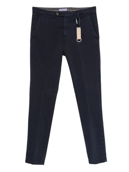  Manuel Ritz Twill Trousers - Blue 