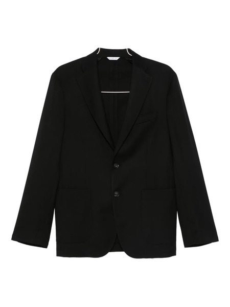  Manuel Ritz Wool Blazer - Black 