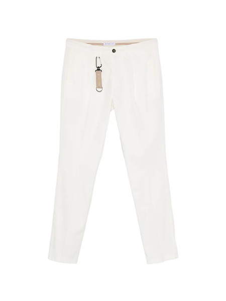  Manuel Ritz Zip-fly Trousers - White 