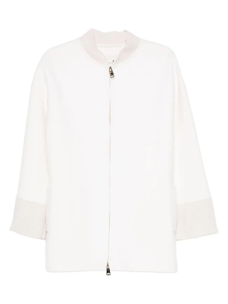  Manzoni 24 Long-sleeve Zip-front Coat - Neutrals 