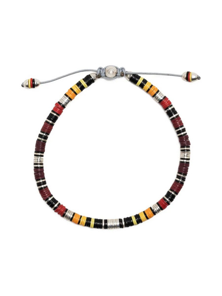  Maor 18kt Yellow Gold Bead Bracelet - Red 
