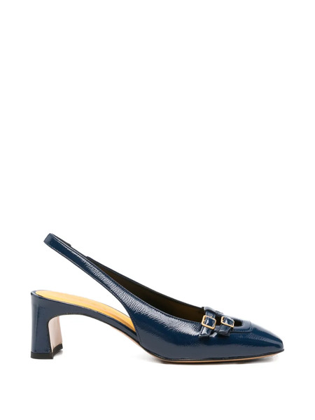  Mara Bini Buckle Cut-out Pumps - Blue 