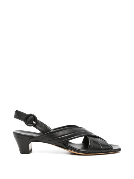  Mara Bini Crisscross-strap Sandals - Black 