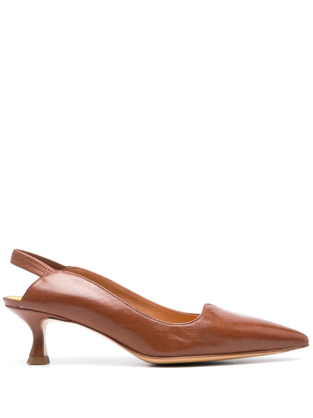  Mara Bini 40mm Naomi Slingback Pumps - Brown 