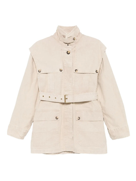  Marant étoile Belted Flap-pocket Jacket - Neutrals 