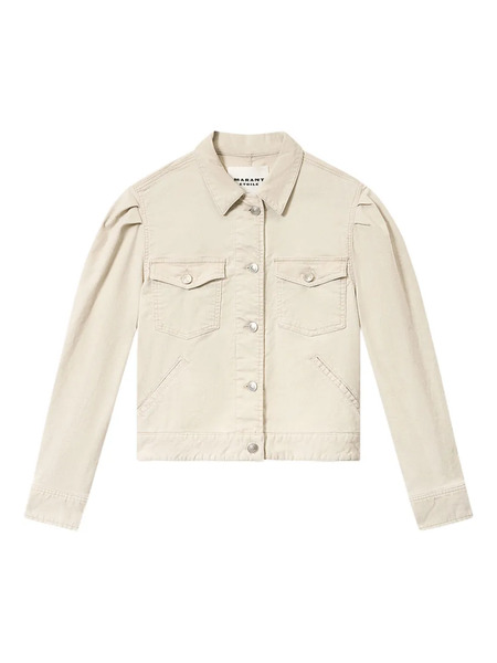  Marant étoile Bolineav Puffed-sleeve Pocket Jacket - Neutrals 