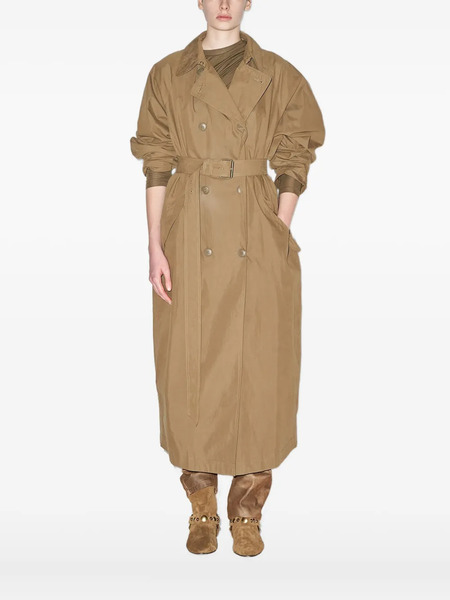  Marant étoile Cacilda Double-breasted Coat - Brown 