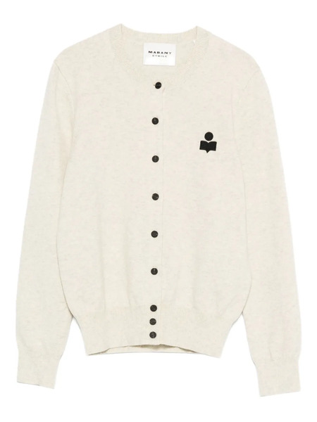  Marant étoile Embroidered-logo Cardigan - Grey 