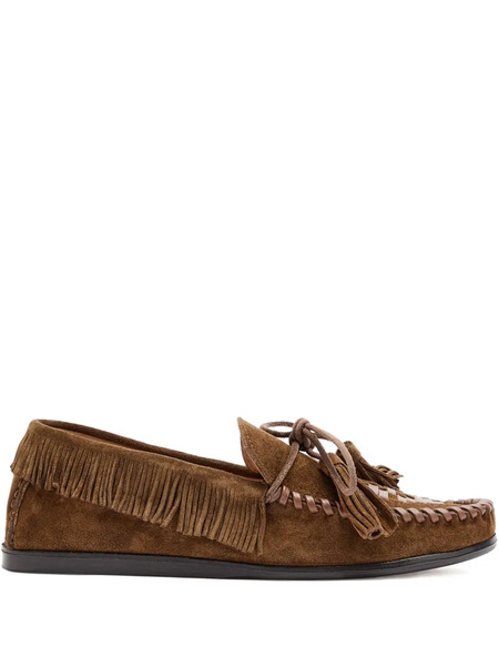  Marant étoile Fitza Fringed Loafers - Brown 