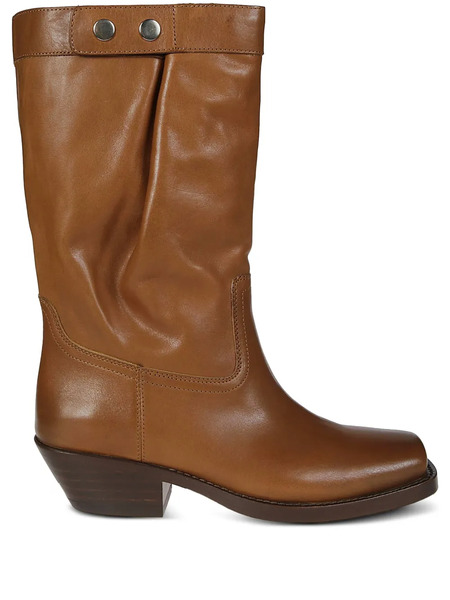  Marant étoile Leather Knee-high Boots - Brown 