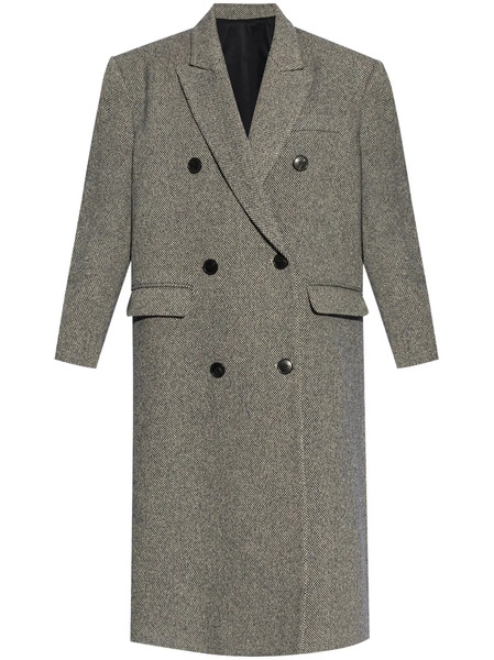  Marant étoile Lexana Double-breasted Coat - Black 