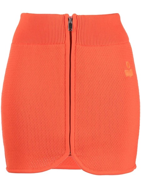  Marant étoile Olgane Ribbed Miniskirt - Red 