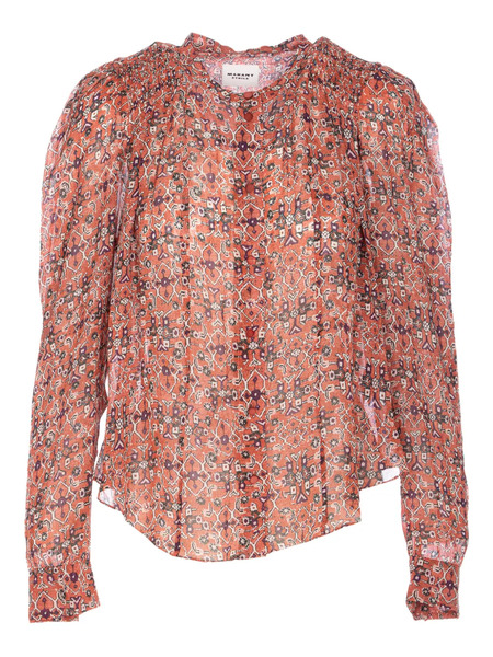  Marant étoile Patterned Shirt - Red 