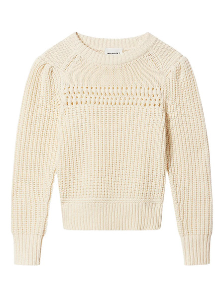  Marant étoile Winnie Openwork Sweater - Neutrals 