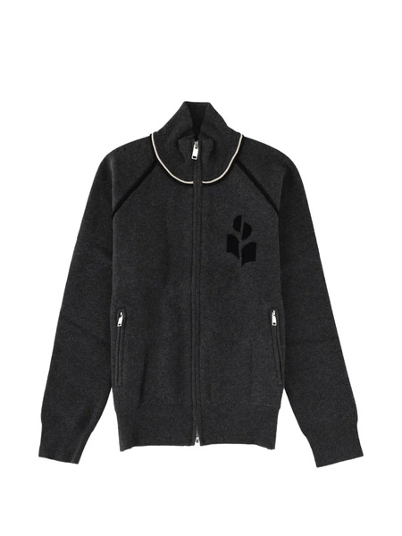 Marant étoile Zip-up Cardigan - Grey 
