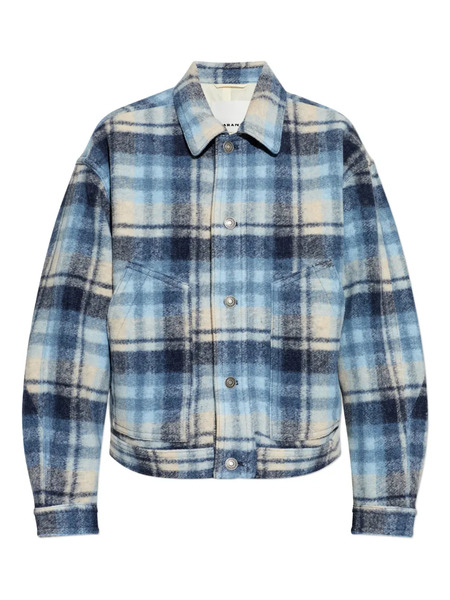  Marant Forest Plaid Jacket - Blue 