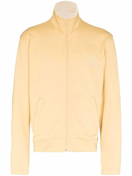  Marant Issoper Logo-embroidered Track Jacket - Neutrals 