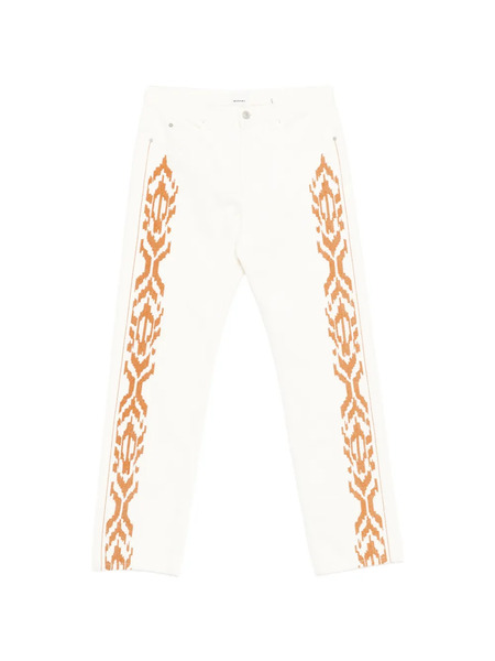  Marant Lewys Embroidered Jeans - Neutrals 