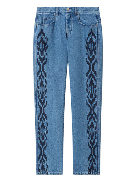  Marant Lewys Embroidery Jeans - Blue 